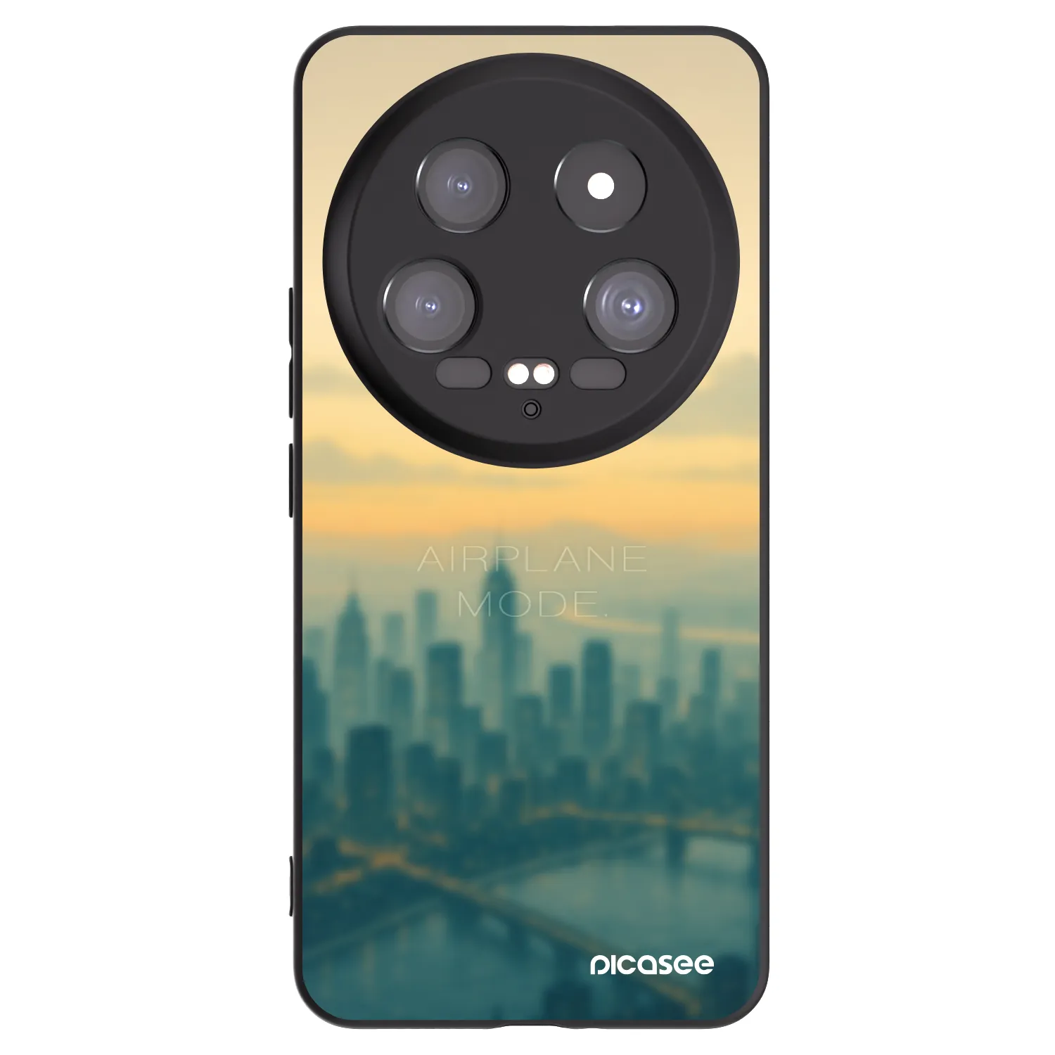 Picasee silikonski črni ovitek za Xiaomi 14 Ultra - Airplane mode