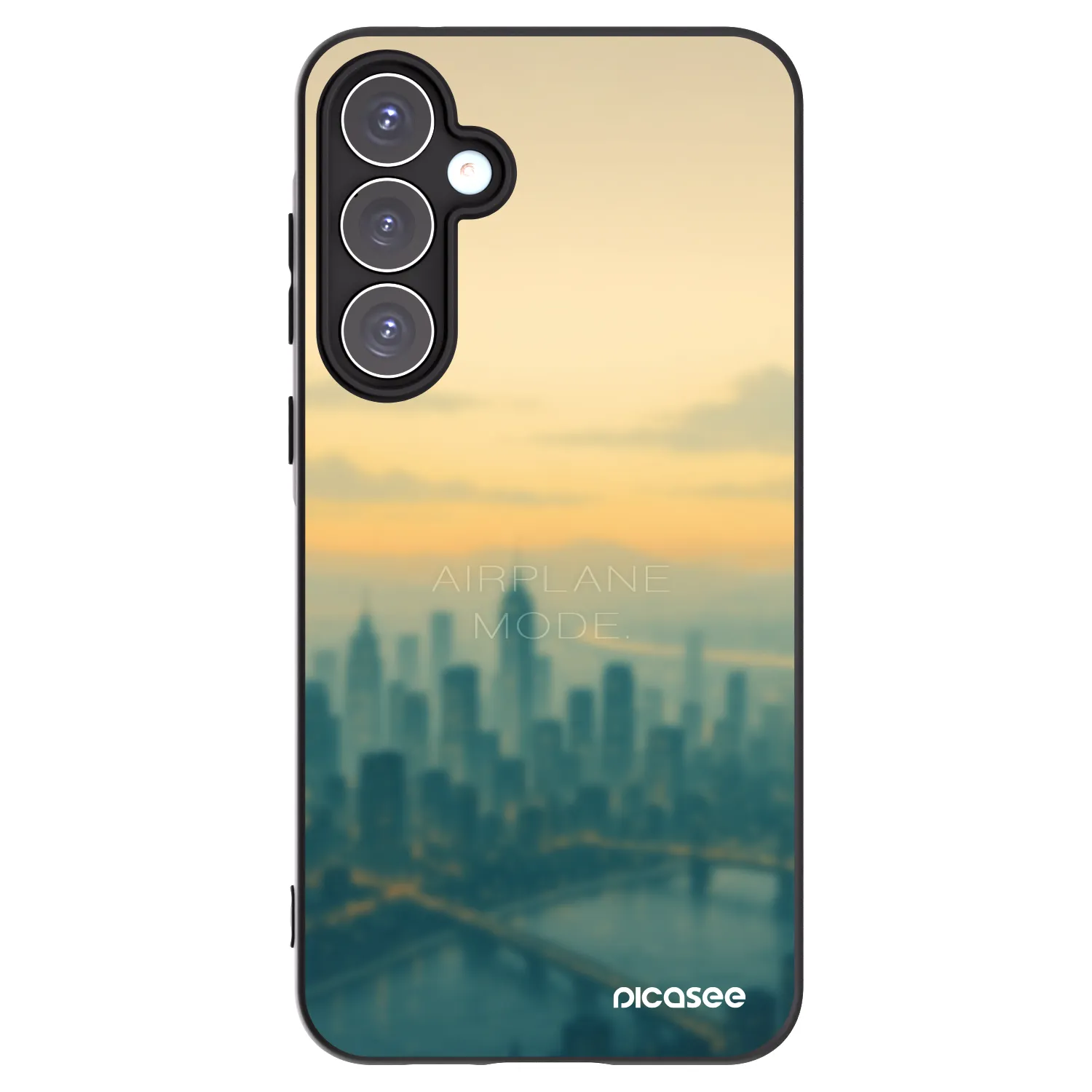 Picasee silikonski črni ovitek za Samsung Galaxy A55 5G A556B - Airplane mode