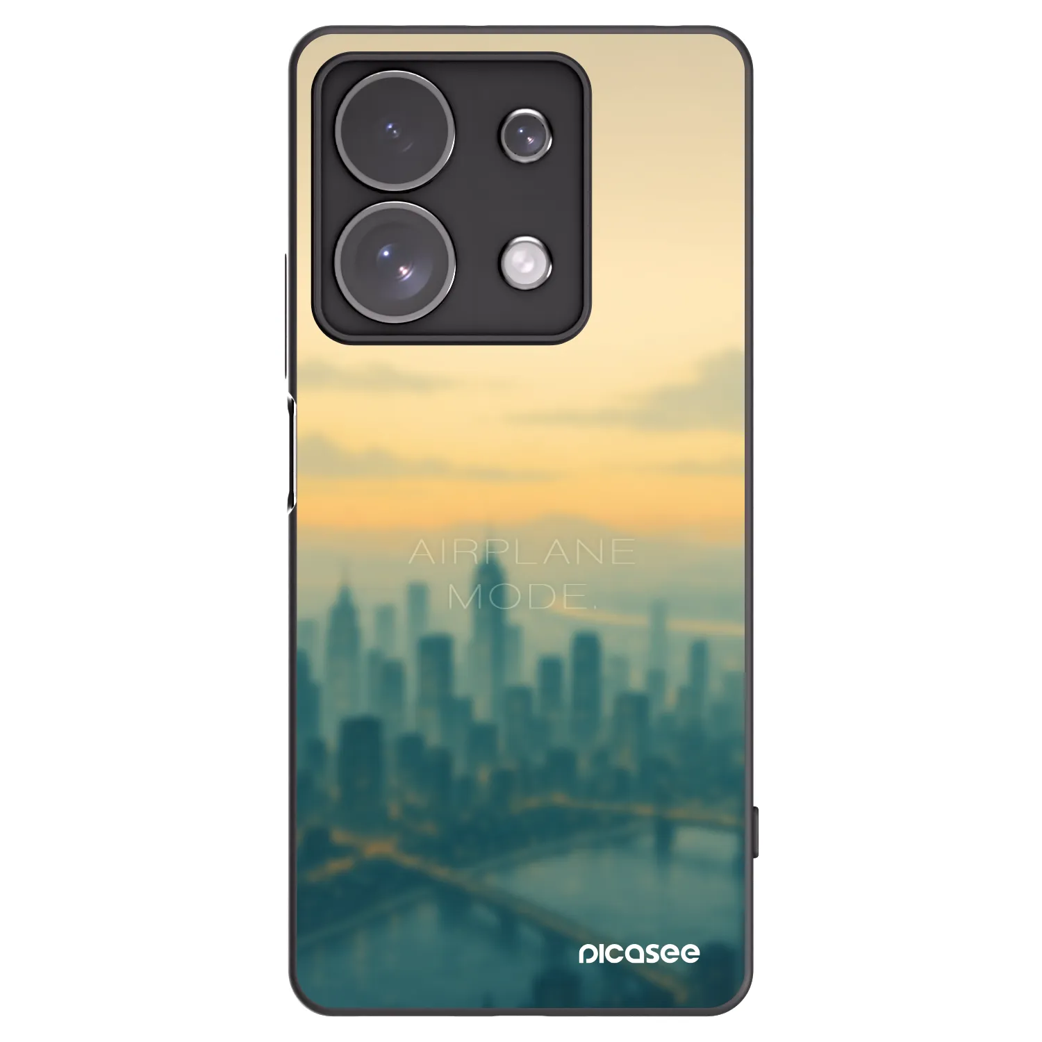 Picasee silikonski črni ovitek za Xiaomi Redmi Note 13 Pro 4G - Airplane mode
