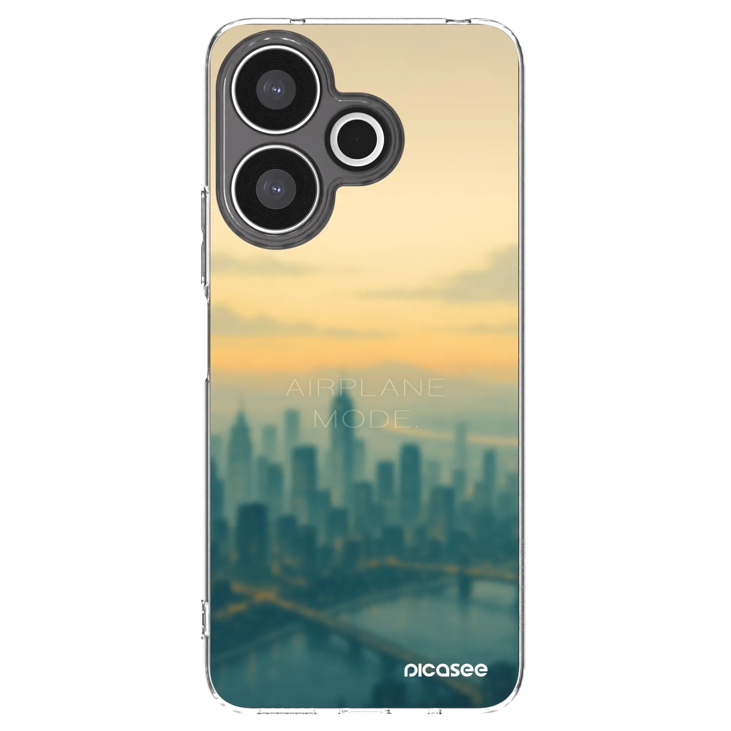 Picasee silikonski prozorni ovitek za Xiaomi Redmi 13 4G - Airplane mode