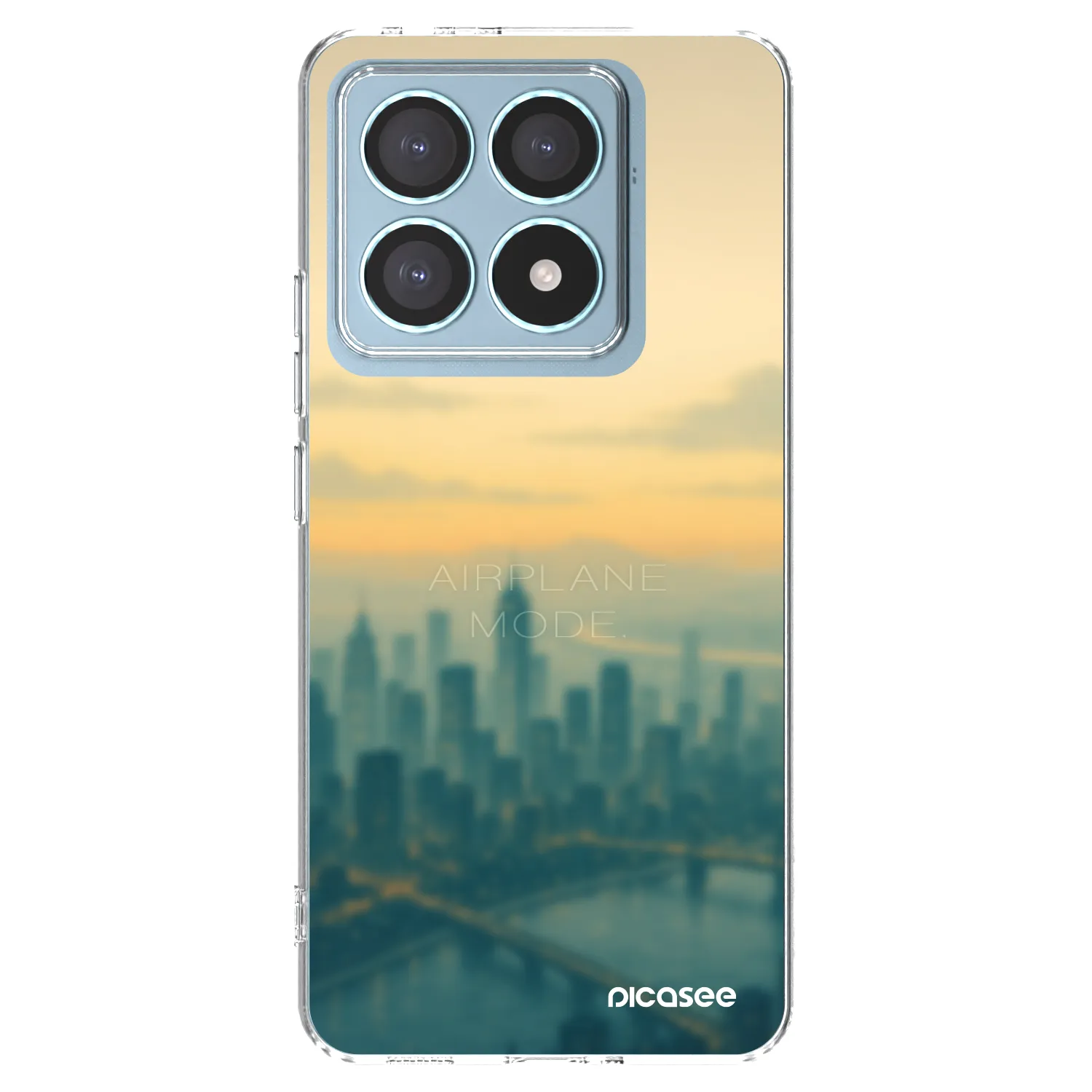 Picasee silikonski prozorni ovitek za Xiaomi 14T Pro - Airplane mode