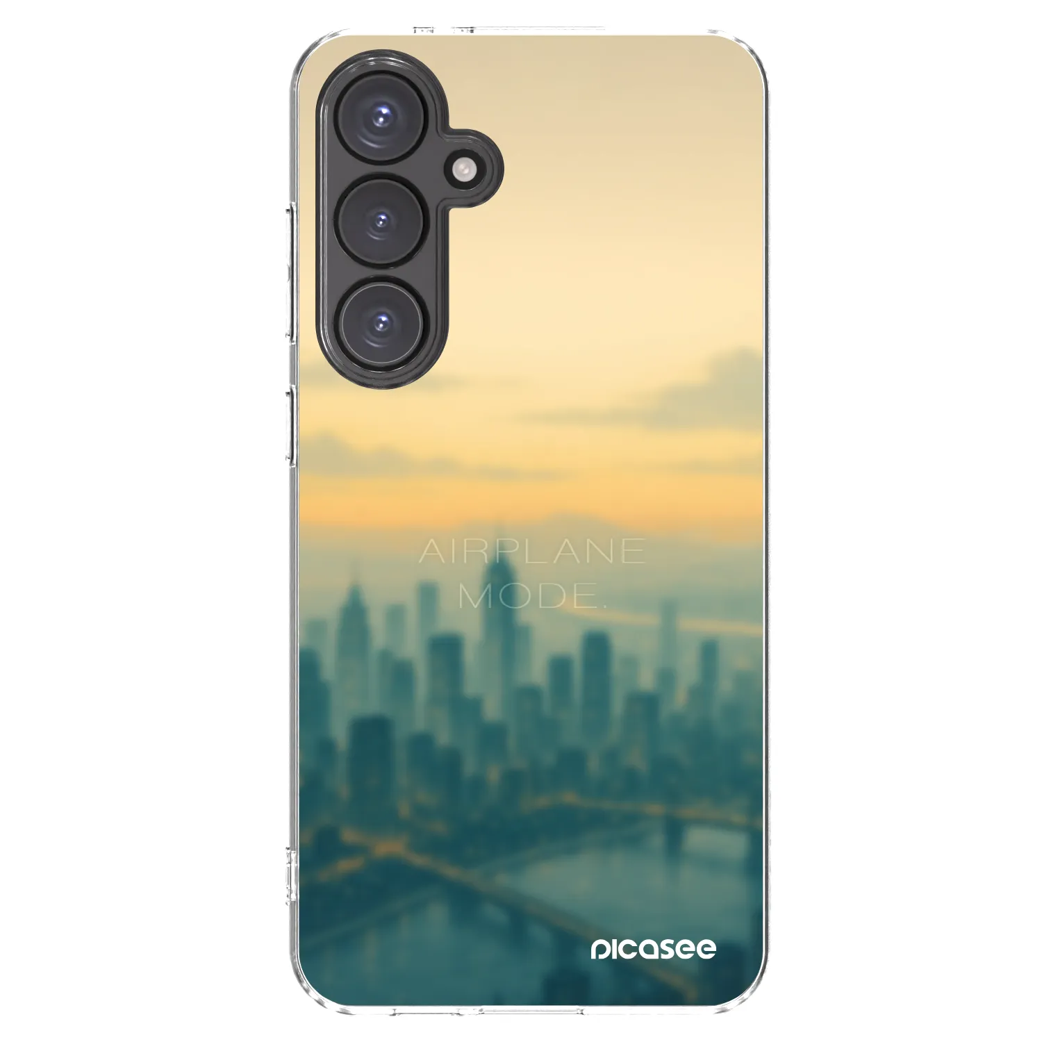 Picasee silikonski prozorni ovitek za Samsung Galaxy S24 FE S721B - Airplane mode