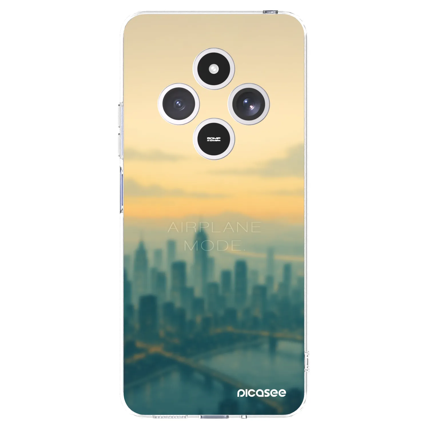 Picasee silikonski prozorni ovitek za Xiaomi Redmi 14C - Airplane mode