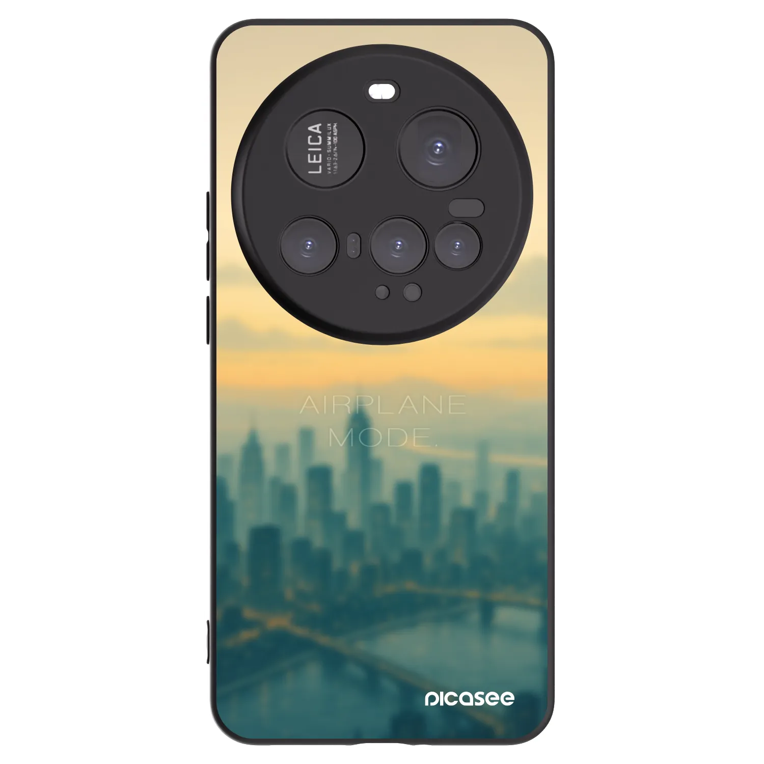 Picasee silikonski črni ovitek za Xiaomi 15 Ultra - Airplane mode
