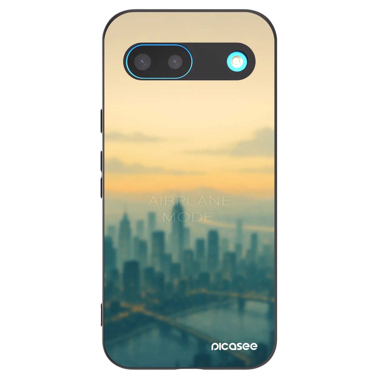 Picasee silikonski črni ovitek za Google Pixel 8 - Airplane mode