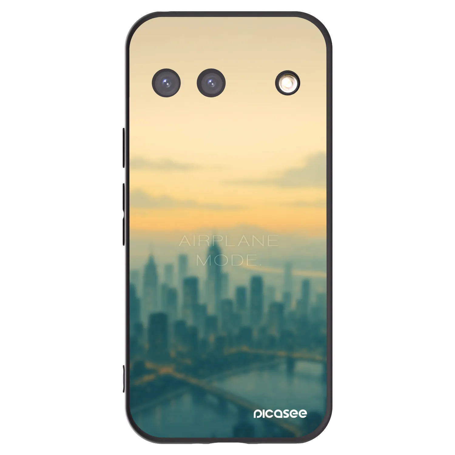 Picasee silikonski črni ovitek za Google Pixel 9 - Airplane mode