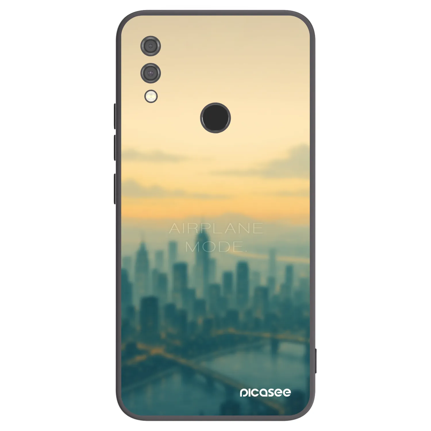 Picasee silikonski črni ovitek za Xiaomi Redmi Note 7 - Airplane mode