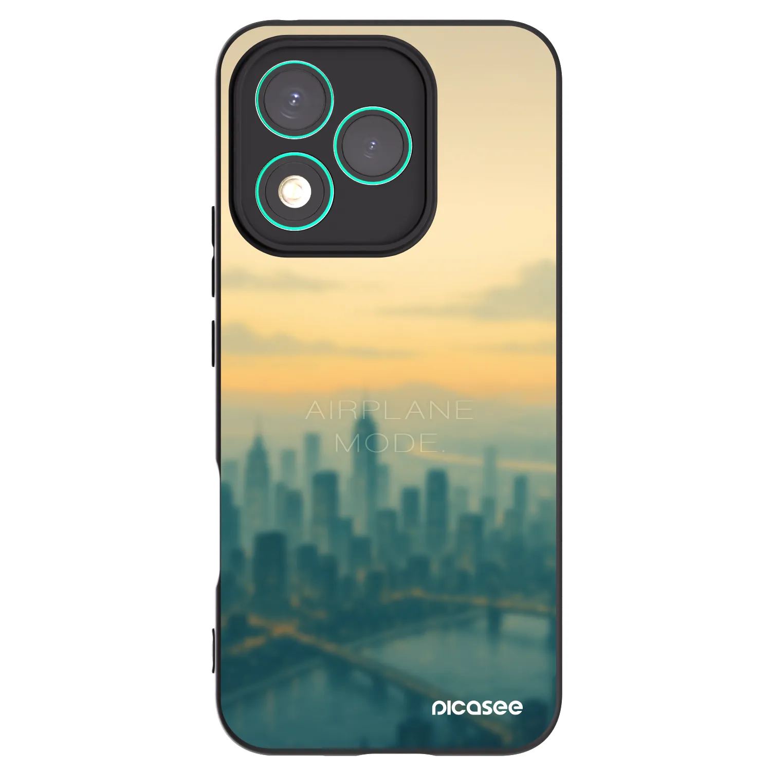 Picasee silikonski črni ovitek za Honor 400 Lite 5G - Airplane mode