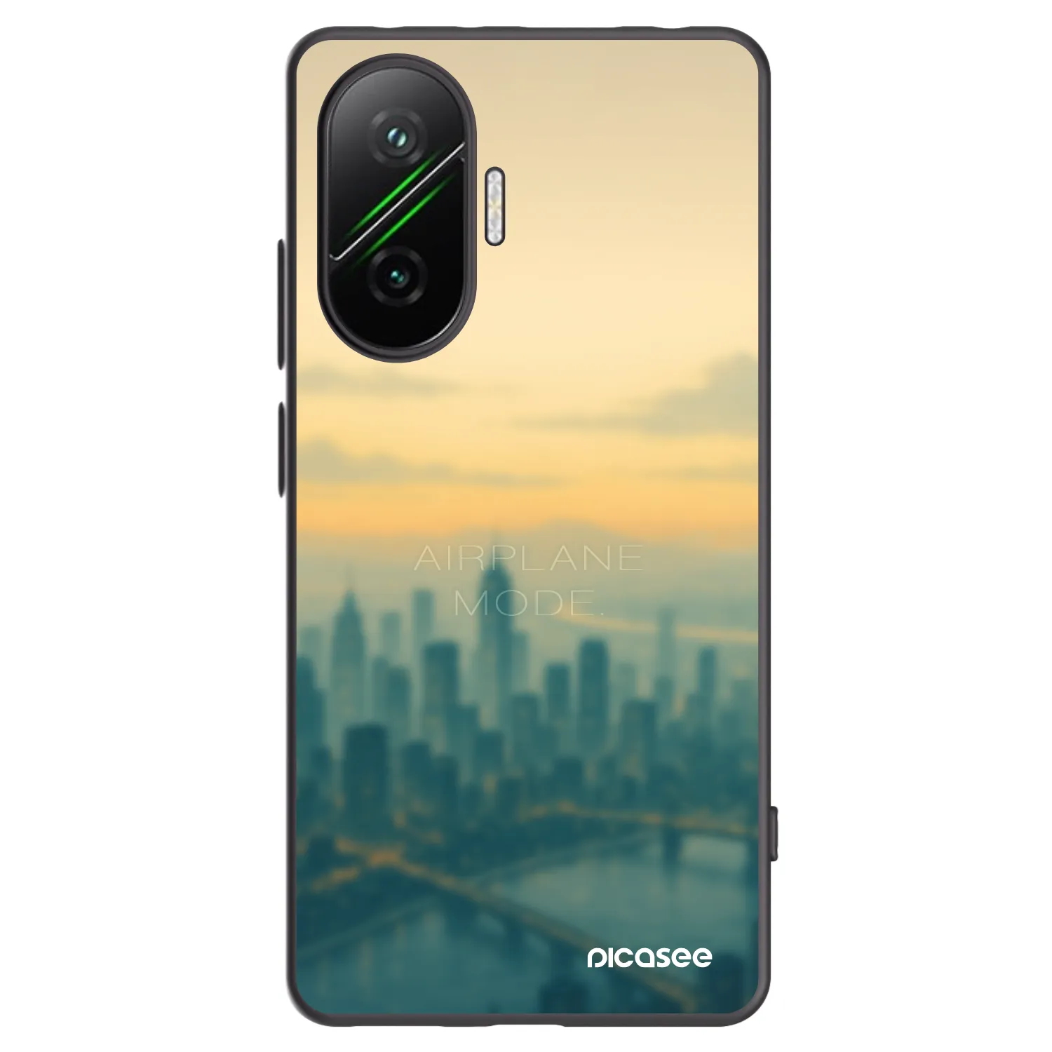 Picasee silikonski črni ovitek za Xiaomi Poco F7 5G - Airplane mode