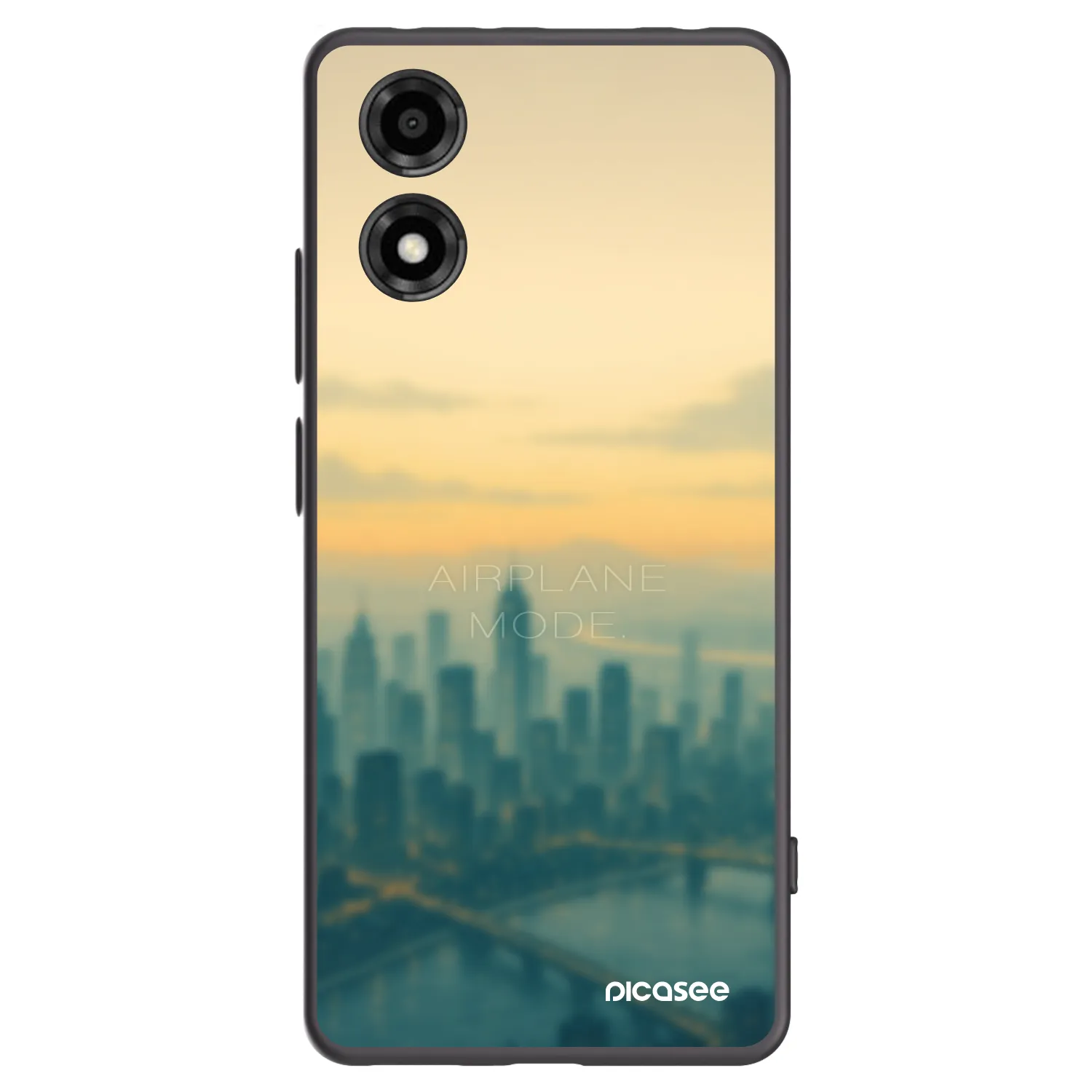 Picasee silikonski črni ovitek za Motorola Moto E14 - Airplane mode