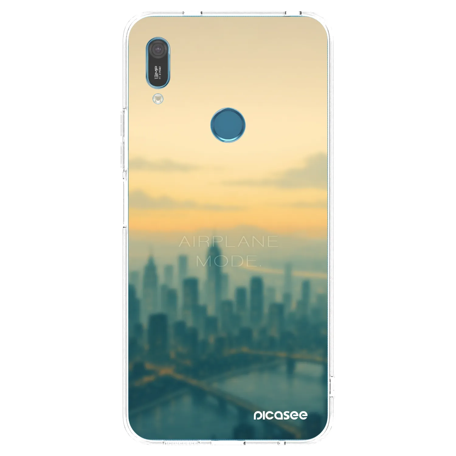 Picasee silikonski prozorni ovitek za Huawei Y6 2019 - Airplane mode