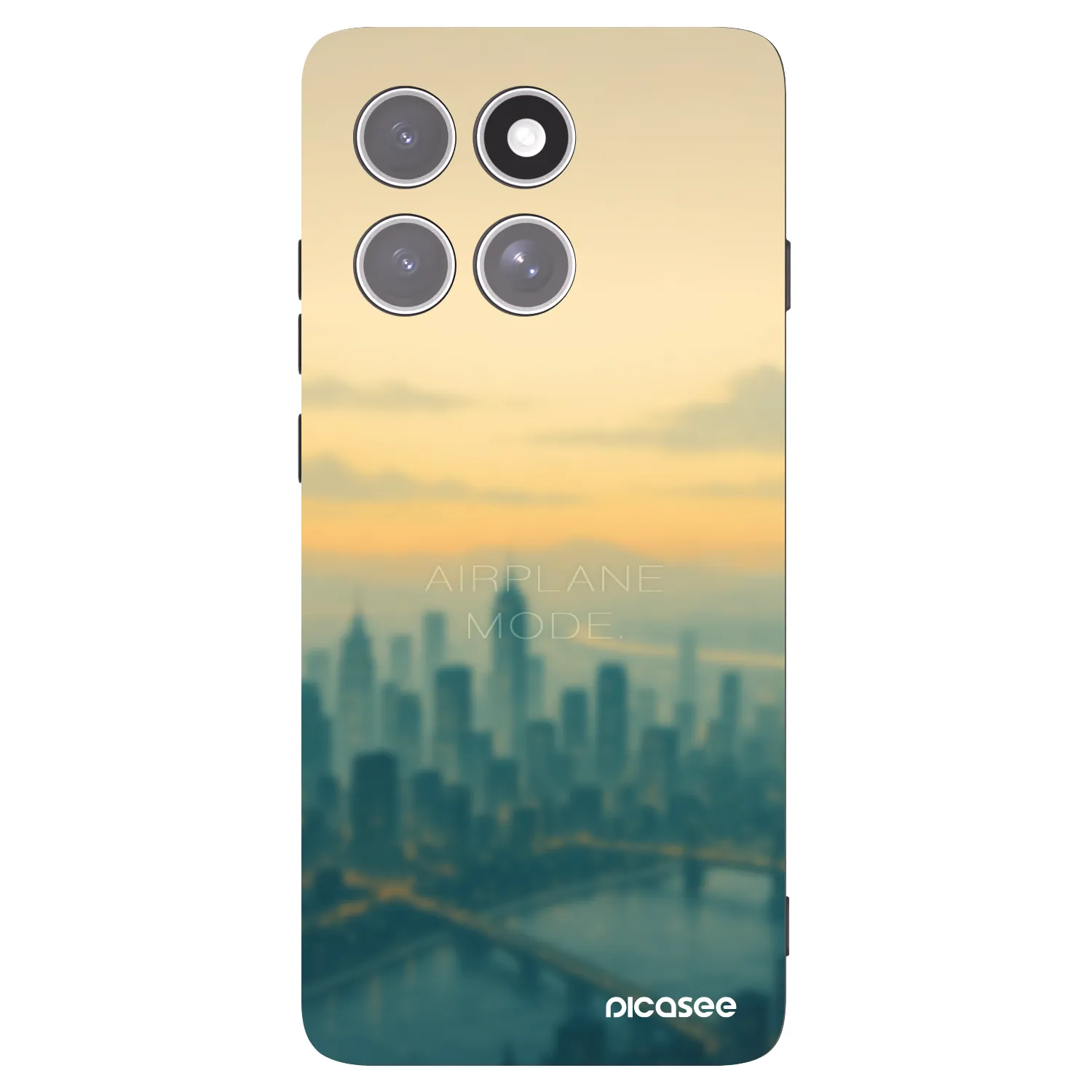 Picasee silikonski črni ovitek za Motorola Edge 60 Pro - Airplane mode