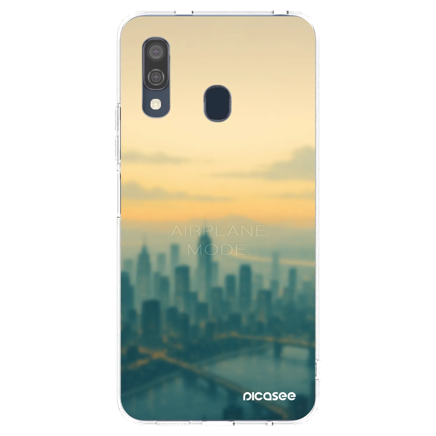 Picasee silikonski prozorni ovitek za Samsung Galaxy A40 A405F - Airplane mode