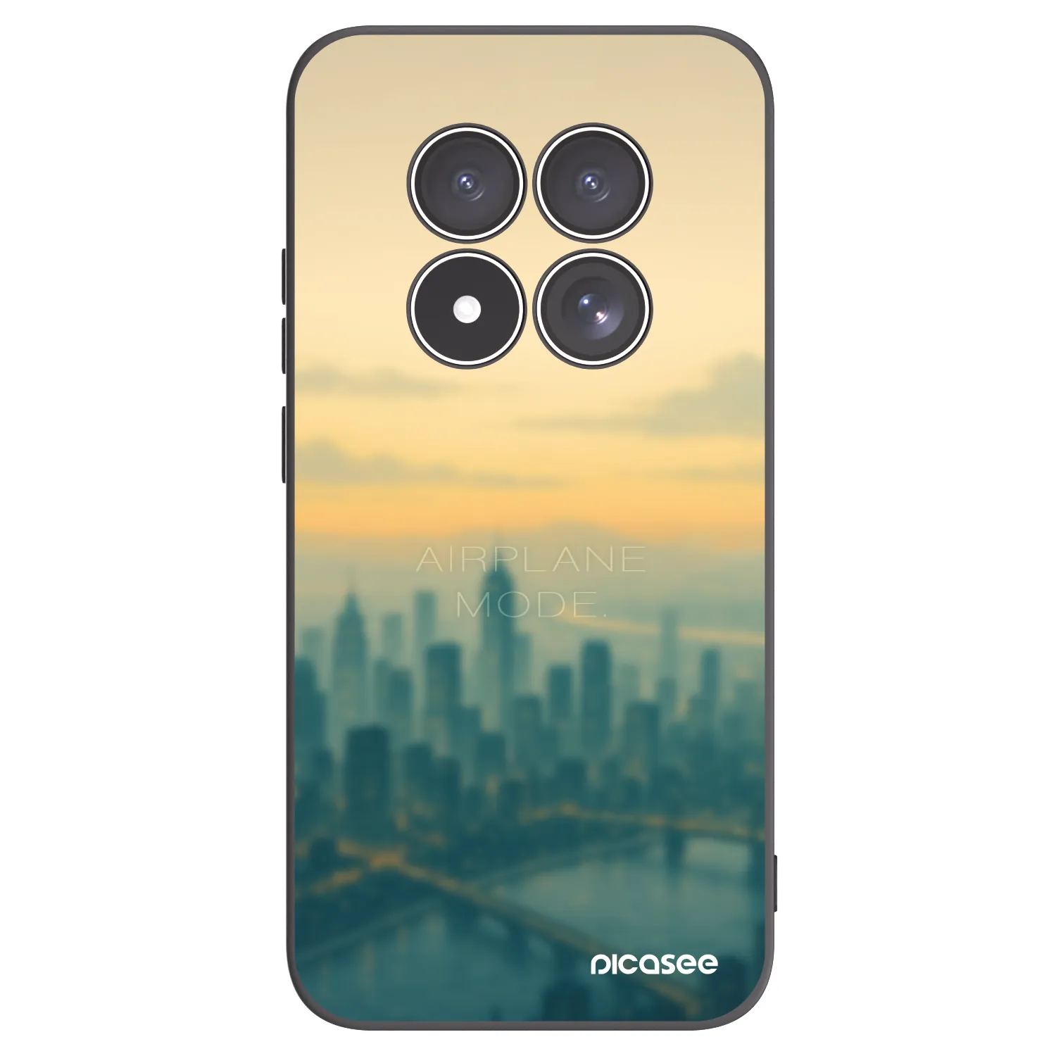 Picasee silikonski črni ovitek za Xiaomi Redmi Note 15 Pro 4G - Airplane mode