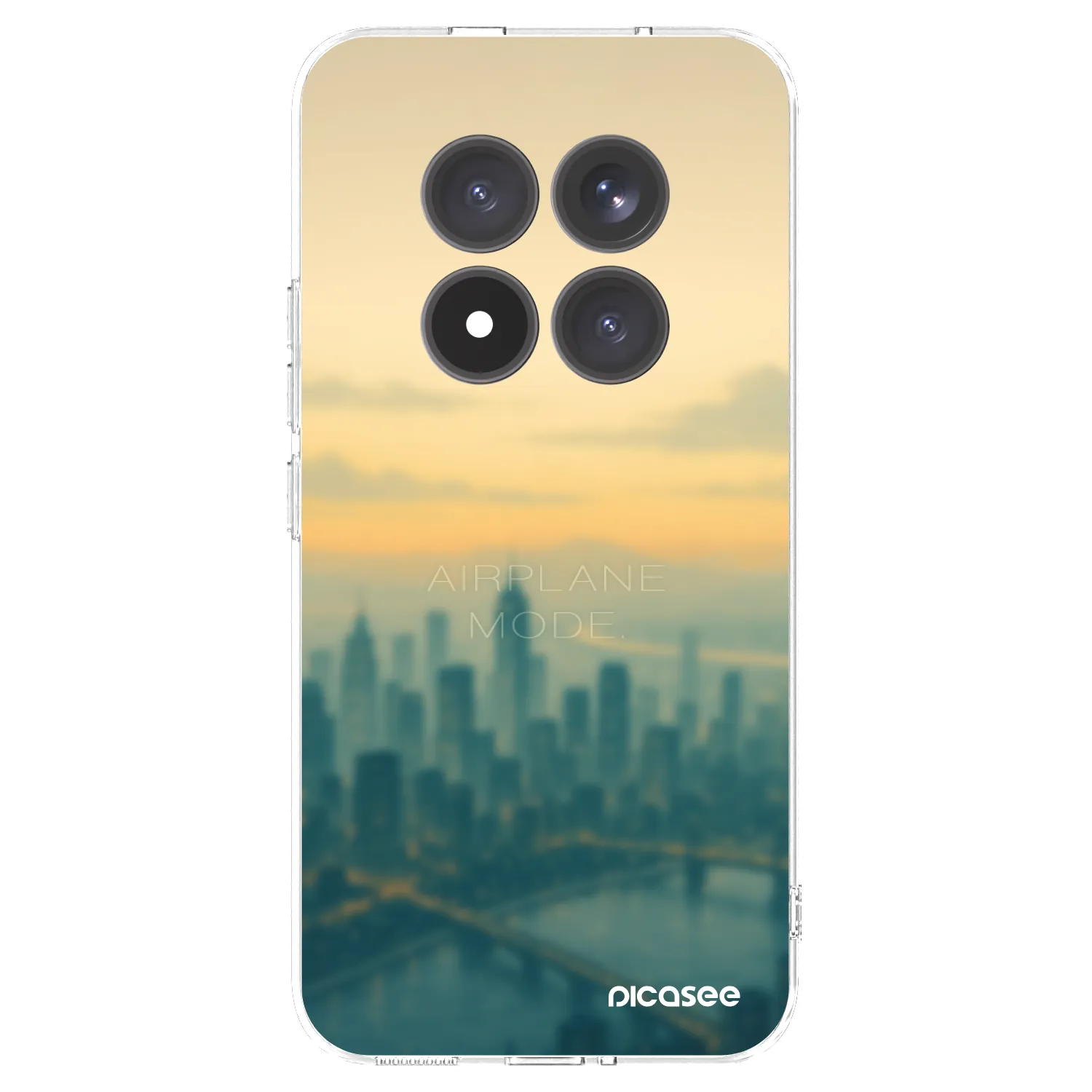 Picasee silikonski prozorni ovitek za Xiaomi Redmi Note 15 Pro+ - Airplane mode