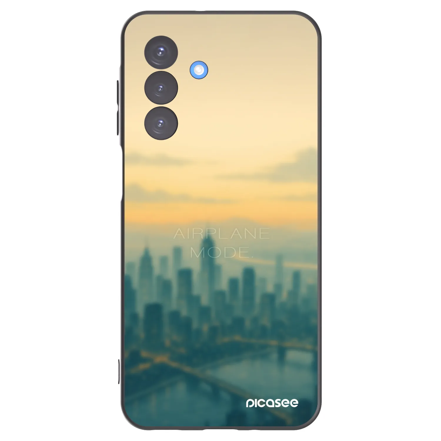 Picasee silikonski črni ovitek za Samsung Galaxy A17 5G - Airplane mode