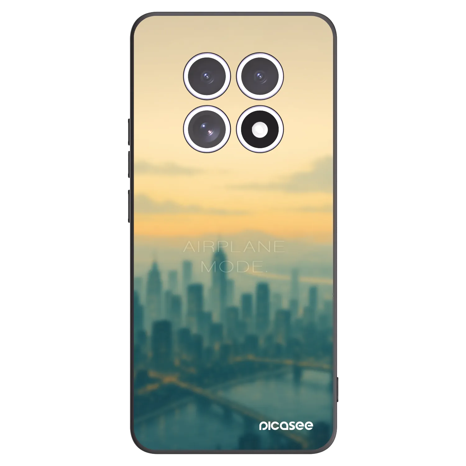 Picasee silikonski črni ovitek za Xiaomi Redmi Note 15 - Airplane mode