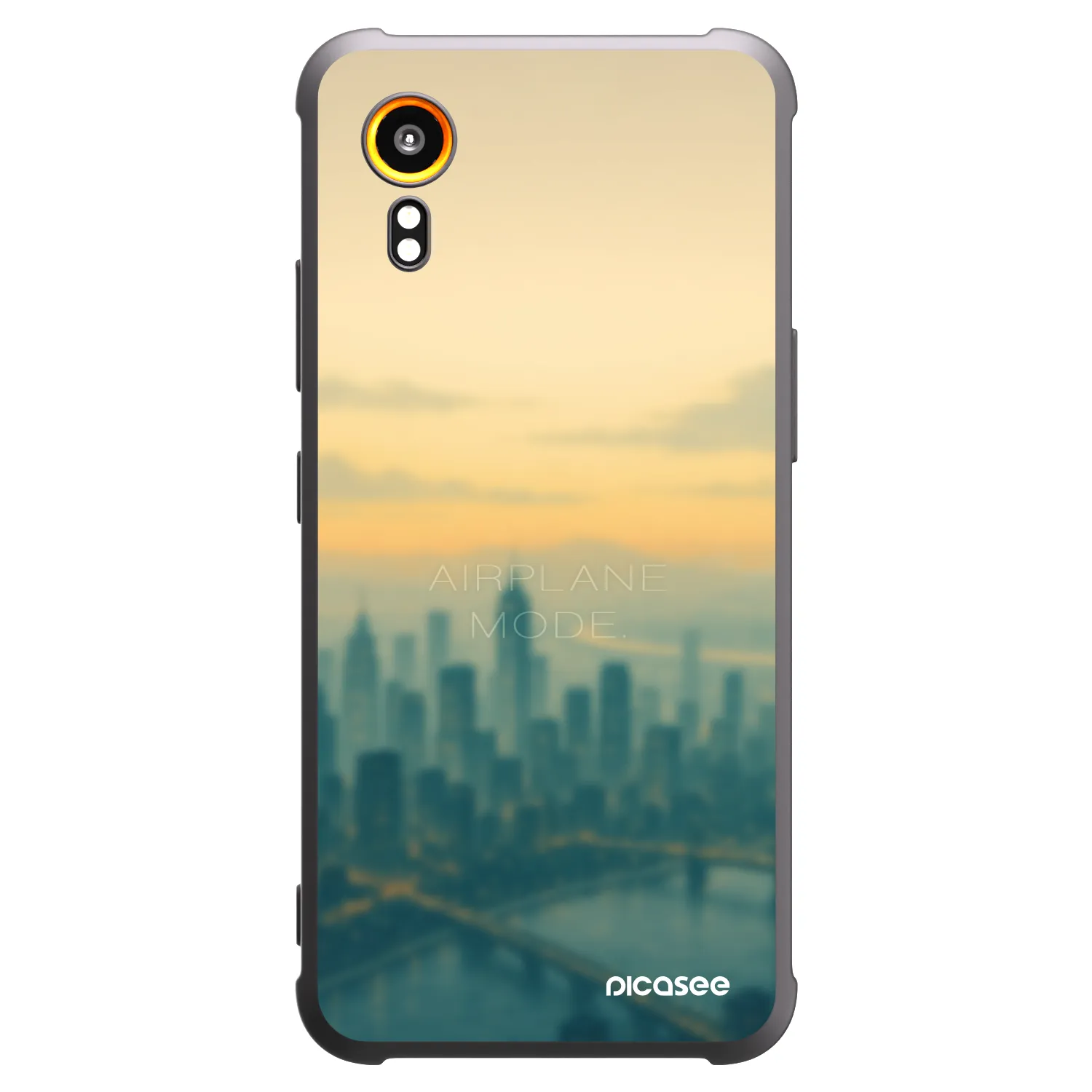 Picasee silikonski črni ovitek za Samsung Galaxy Xcover 7 - Airplane mode