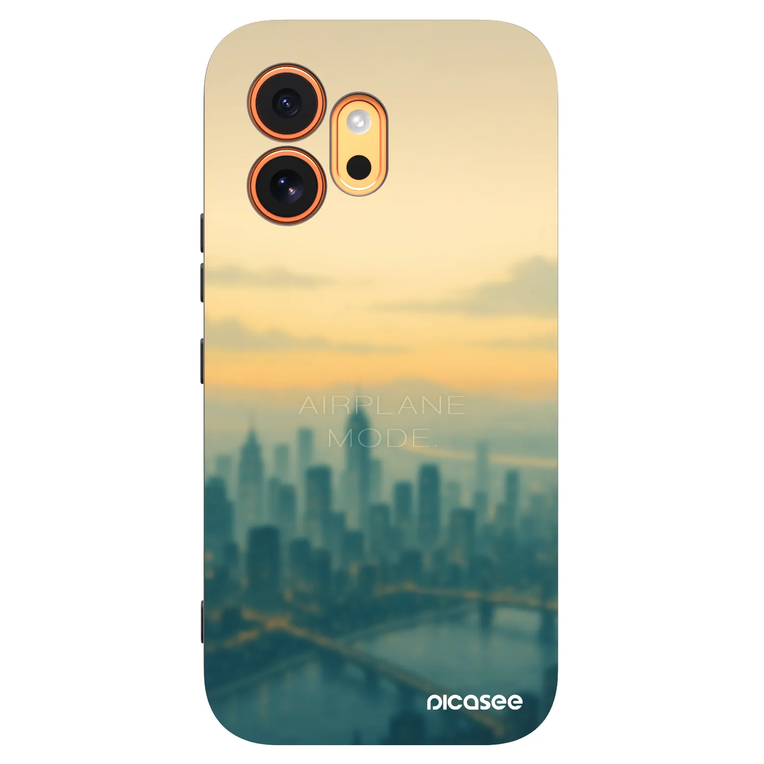 Picasee silikonski črni ovitek za Honor 600 - Airplane mode