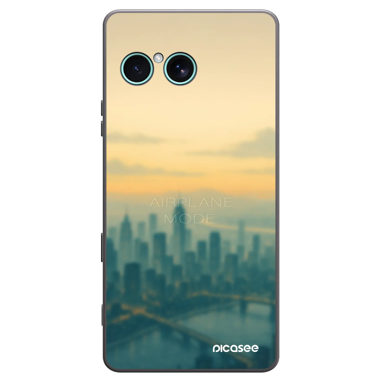 Picasee silikonski črni ovitek za Sony Xperia 10 VII - Airplane mode