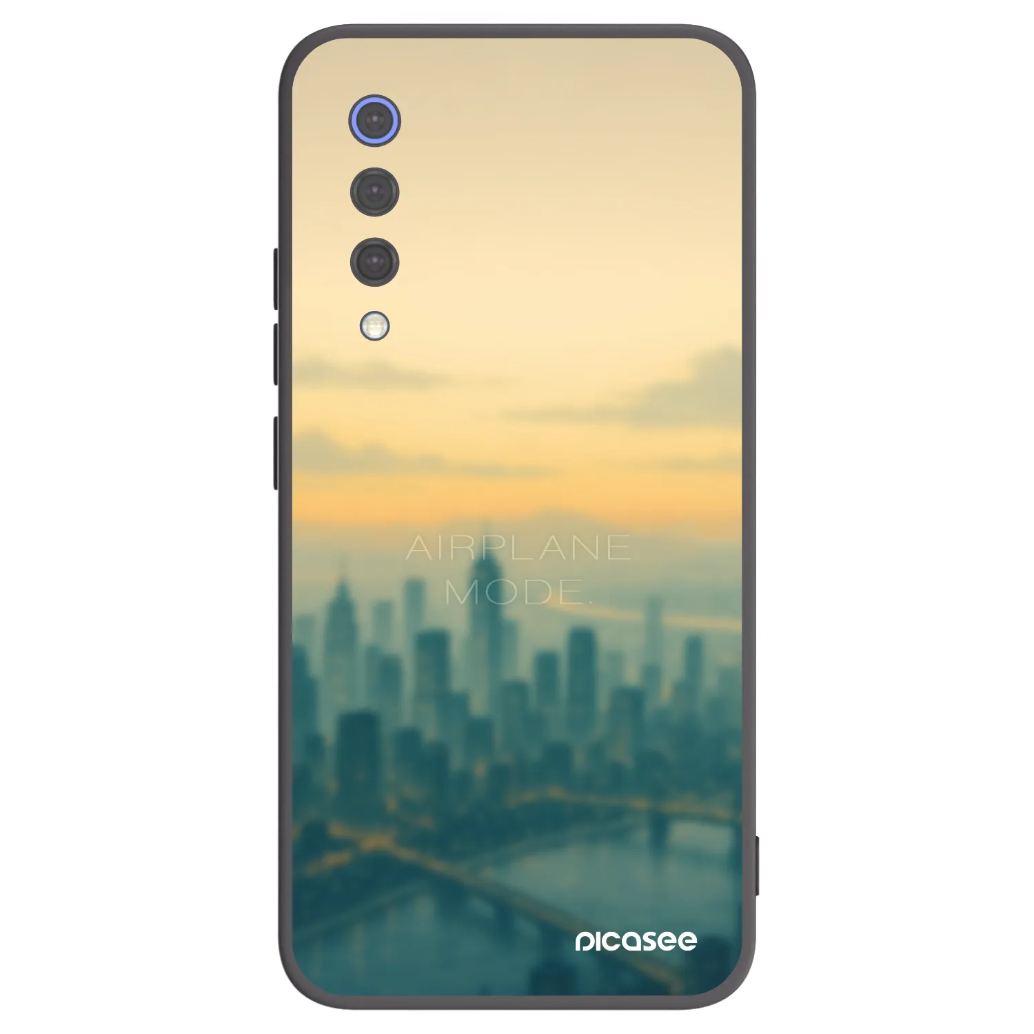 Picasee silikonski črni ovitek za Xiaomi Mi 9 SE - Airplane mode