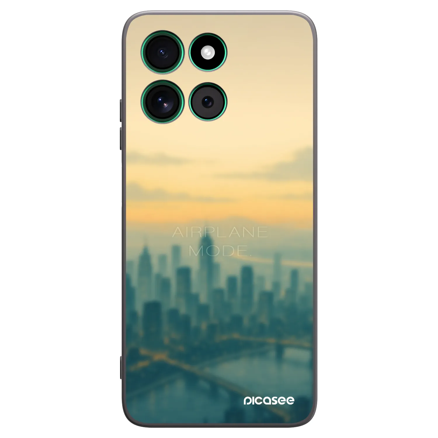 Picasee silikonski črni ovitek za Motorola Moto G57 Power - Airplane mode
