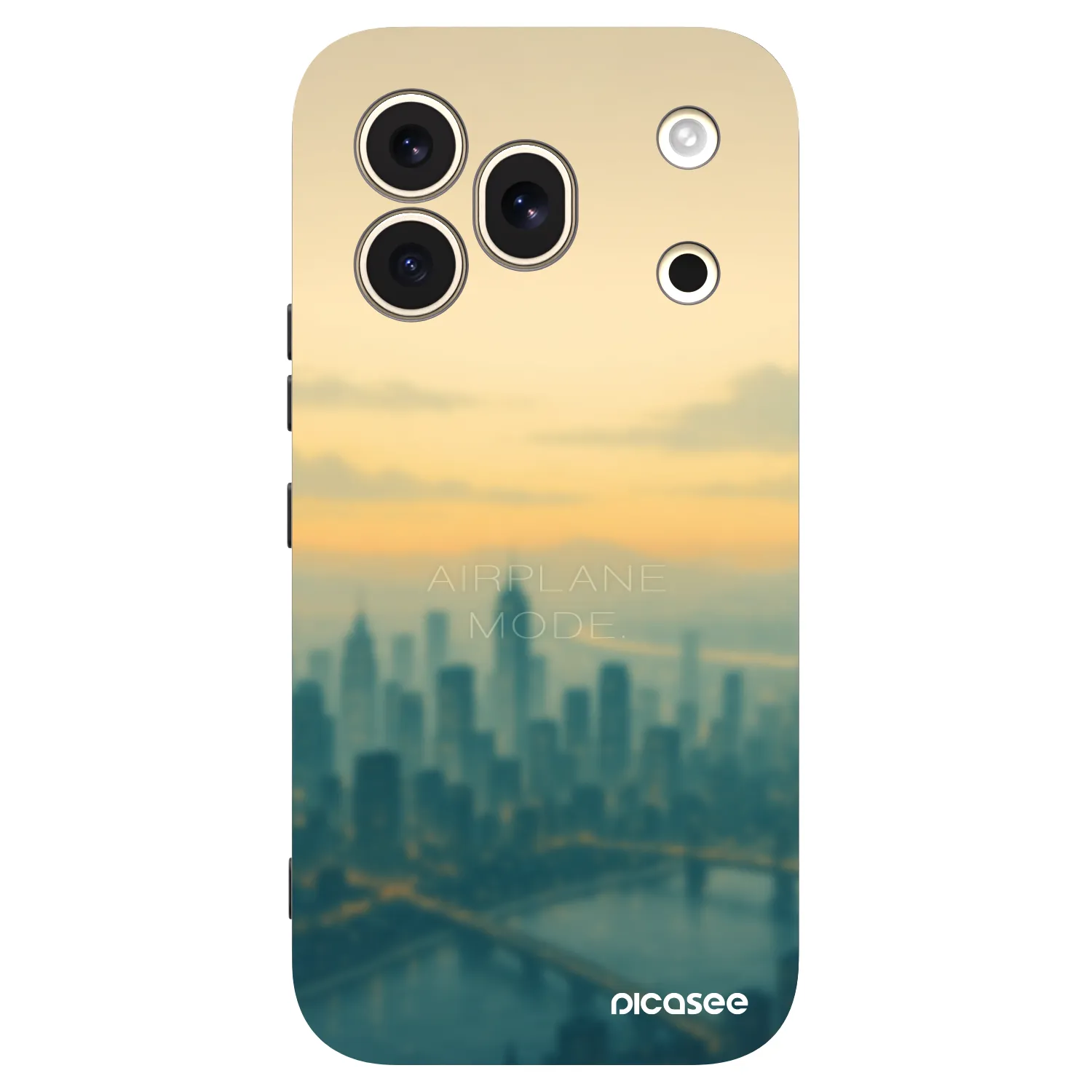 Picasee silikonski črni ovitek za Honor 600 Pro - Airplane mode