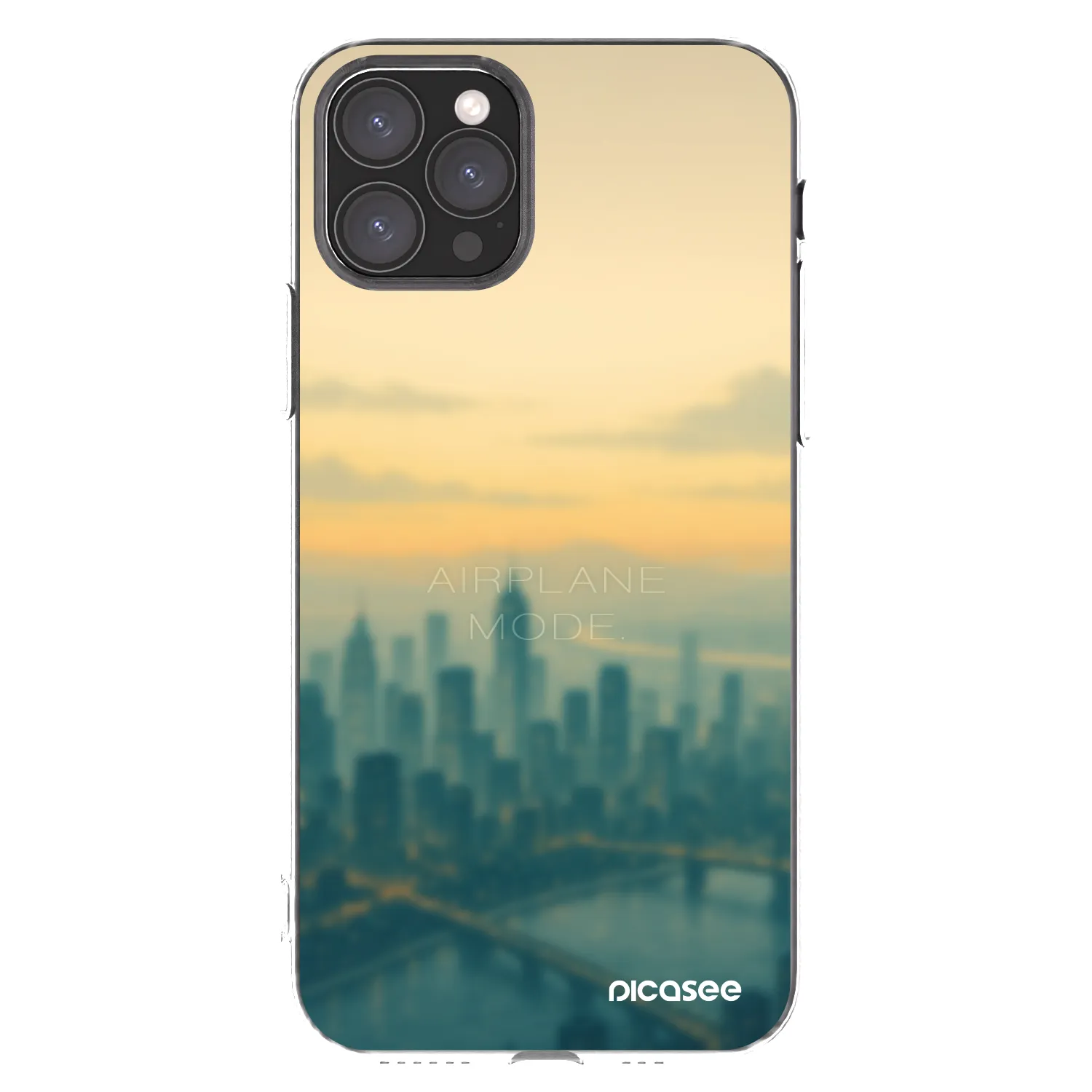 Picasee silikonski prozorni ovitek za Apple iPhone 11 Pro - Airplane mode
