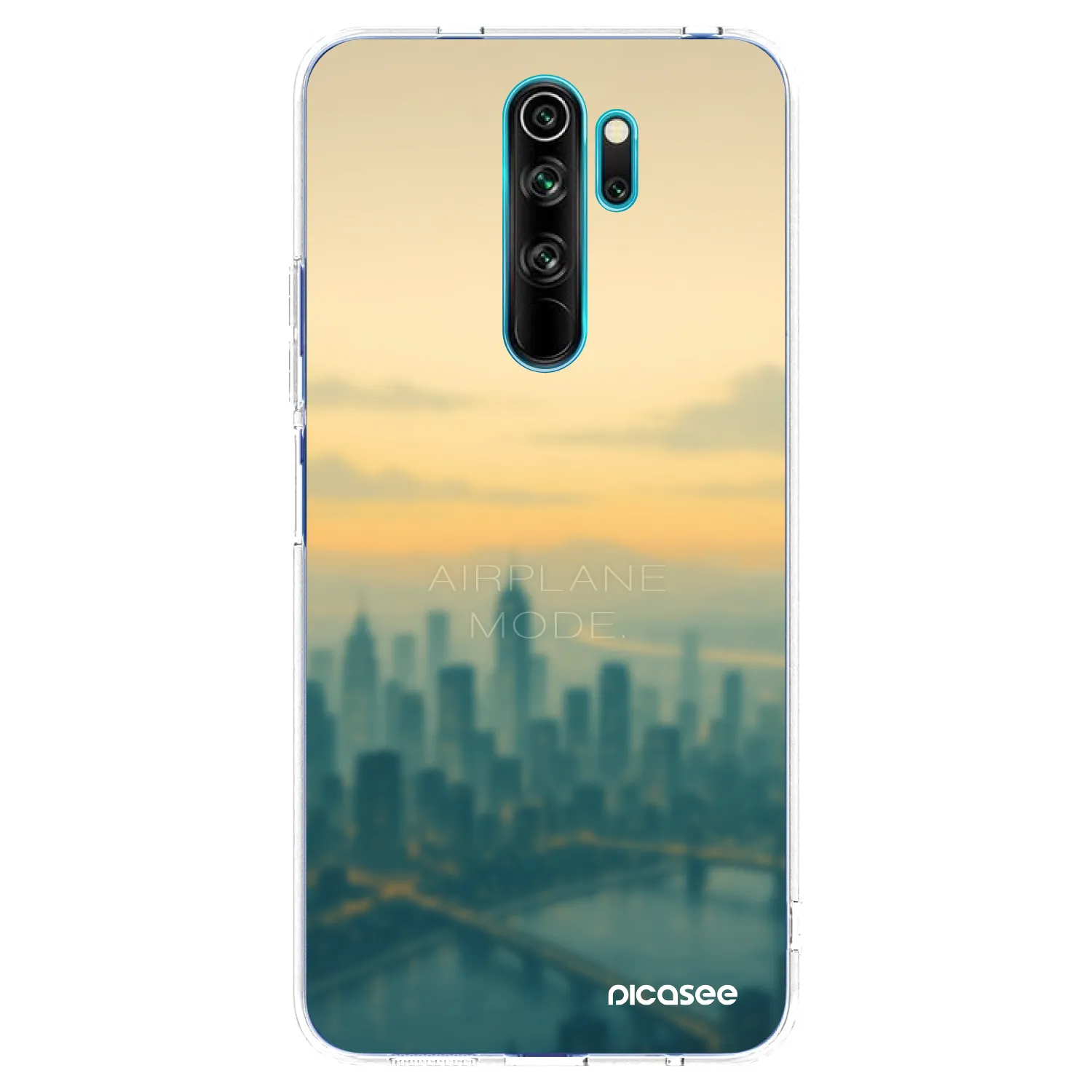 Picasee silikonski prozorni ovitek za Xiaomi Redmi Note 8 Pro - Airplane mode