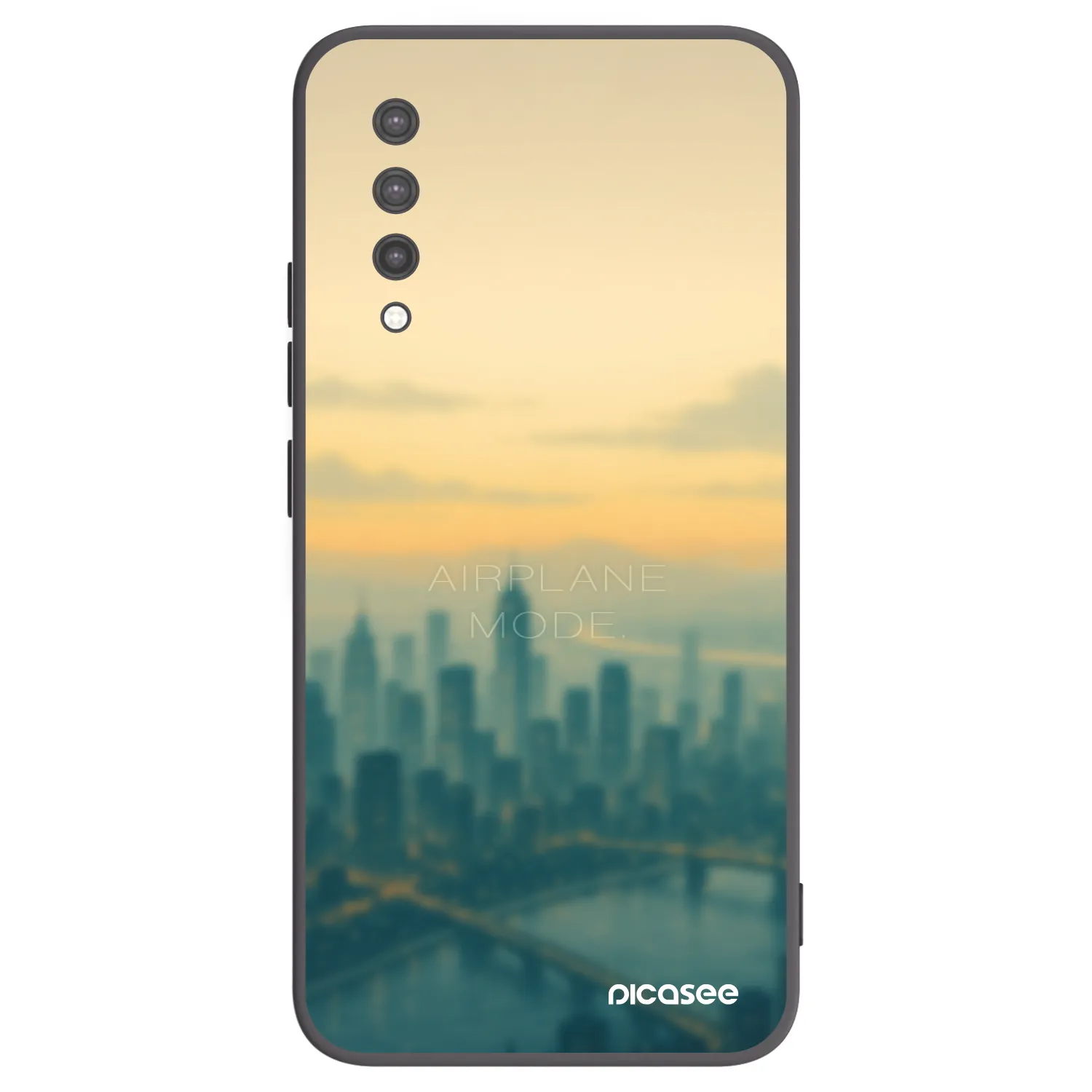 Picasee silikonski črni ovitek za Xiaomi Mi 9 Lite - Airplane mode