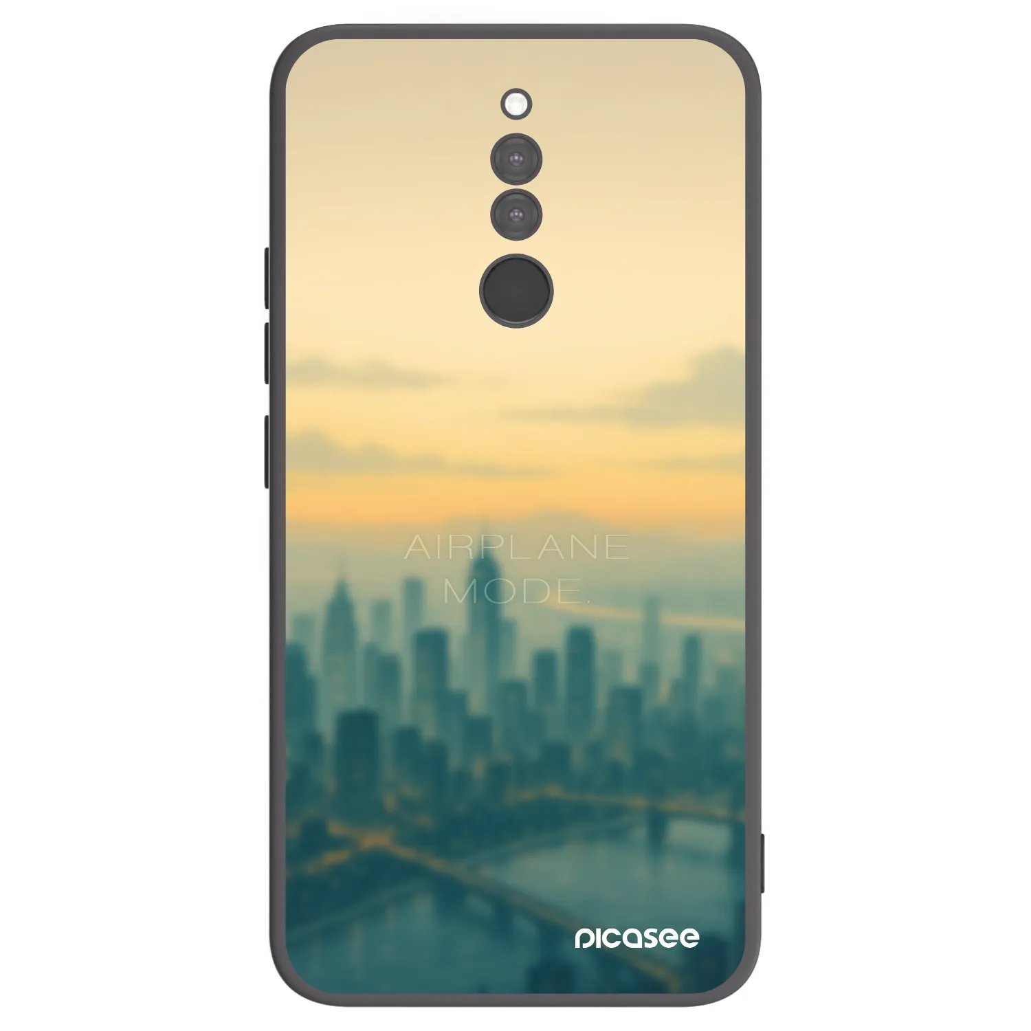Picasee silikonski črni ovitek za Xiaomi Redmi 8 - Airplane mode