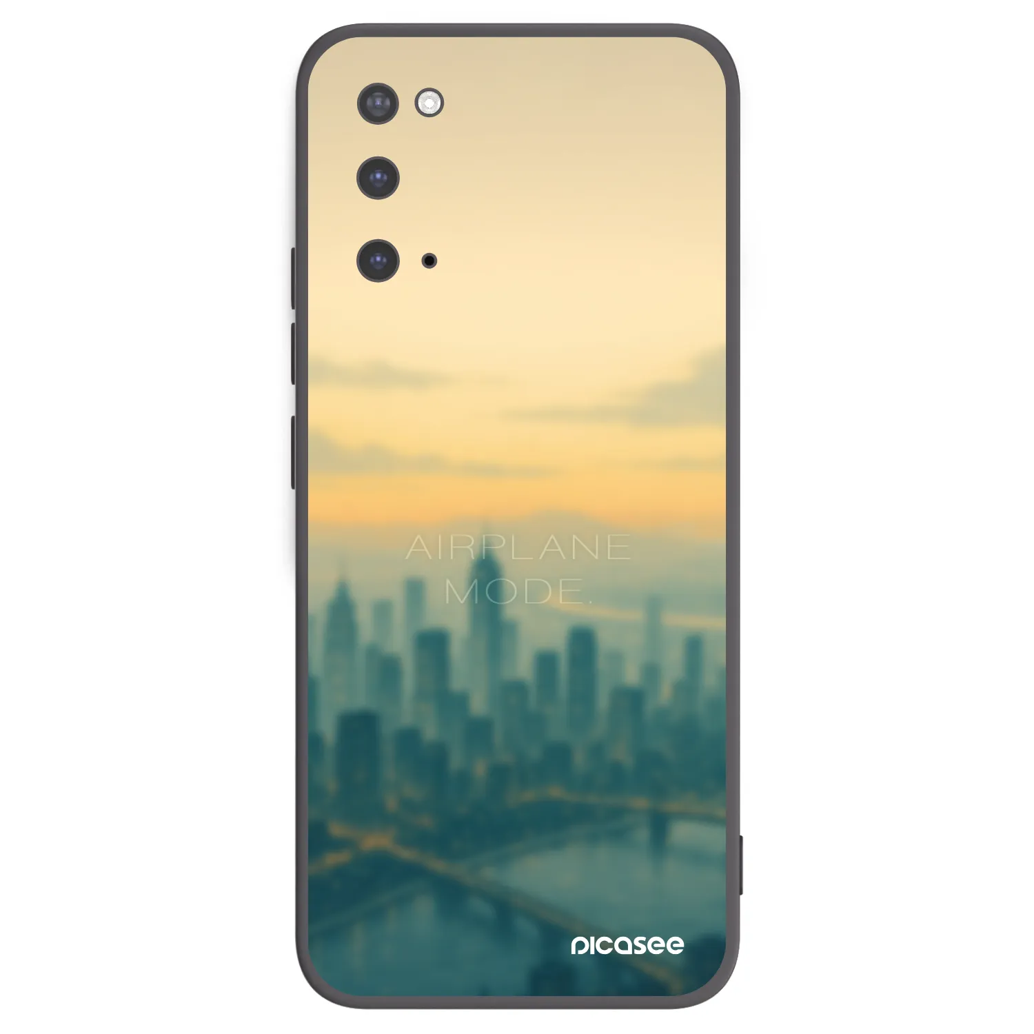 Picasee silikonski črni ovitek za Samsung Galaxy S20 G980F - Airplane mode