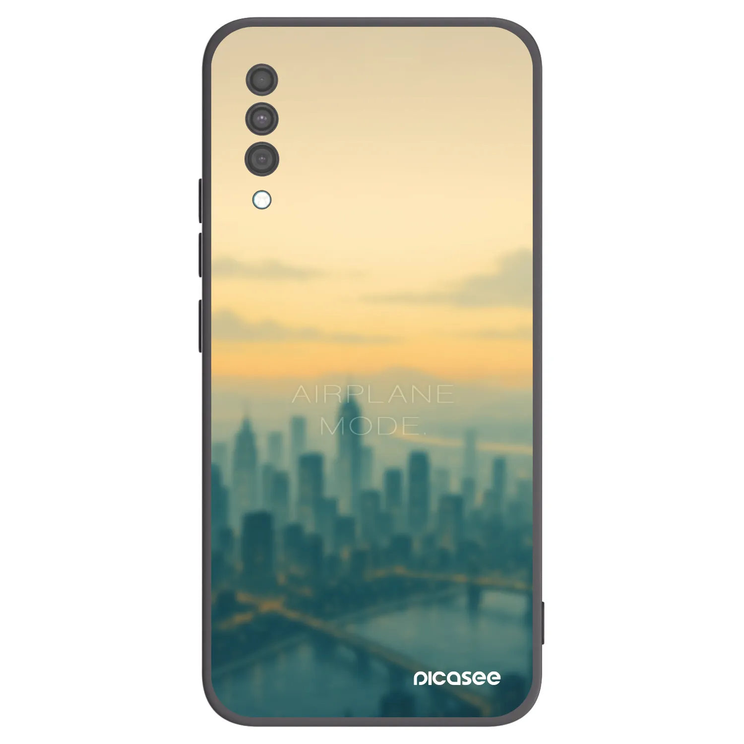 Picasee silikonski črni ovitek za Samsung Galaxy A30s A307F - Airplane mode