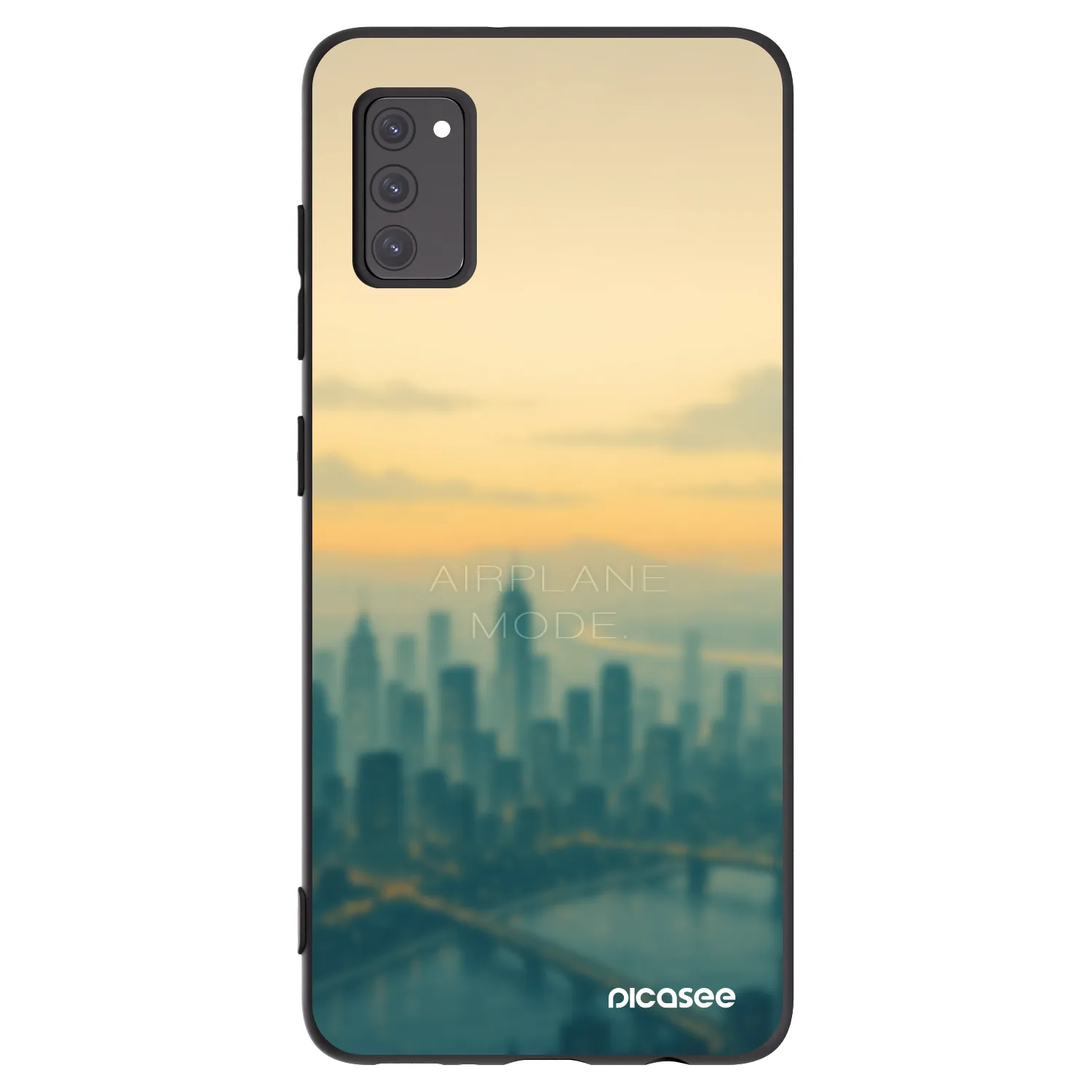 Picasee silikonski črni ovitek za Samsung Galaxy A41 A415F - Airplane mode