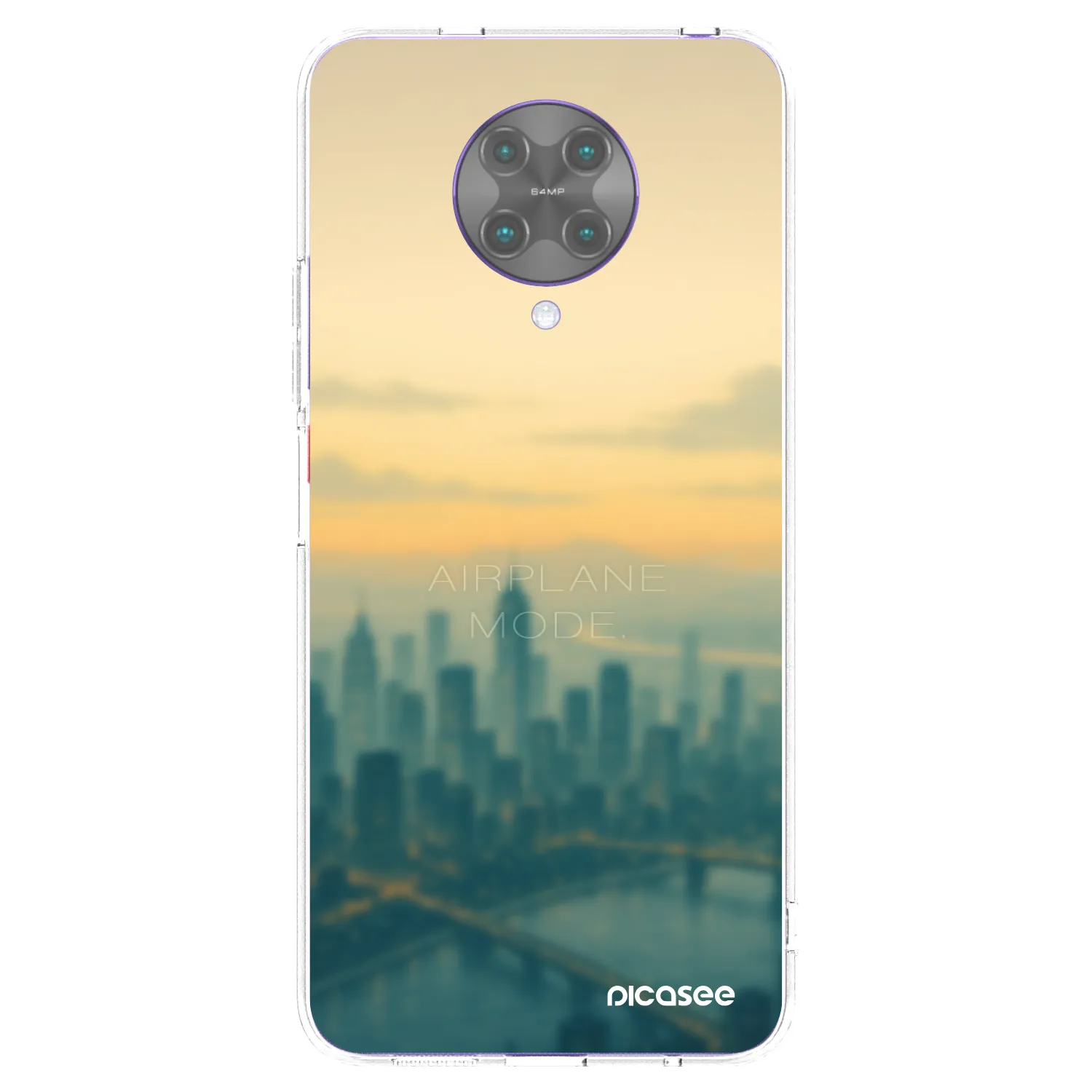 Picasee silikonski prozorni ovitek za Xiaomi Poco F2 Pro - Airplane mode