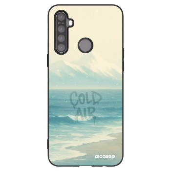 Picasee silikonski črni ovitek za Realme 6i - COLD AIR