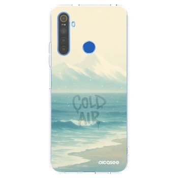 Picasee silikonski prozorni ovitek za Realme 5 - COLD AIR