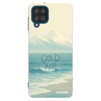 Picasee silikonski prozorni ovitek za Samsung Galaxy A12 A125F - COLD AIR