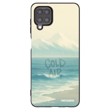 Picasee silikonski črni ovitek za Samsung Galaxy A12 A125F - COLD AIR