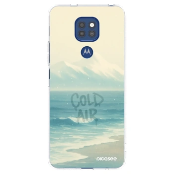 Picasee silikonski prozorni ovitek za Motorola Moto G9 Play - COLD AIR