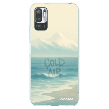 Picasee silikonski prozorni ovitek za Xiaomi Redmi Note 10 5G - COLD AIR