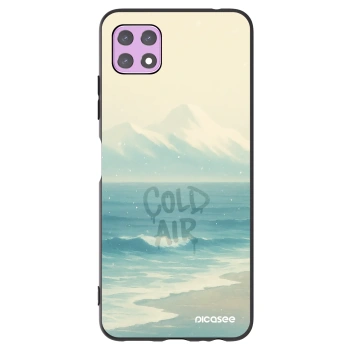 Picasee silikonski črni ovitek za Samsung Galaxy A22 A226B 5G - COLD AIR