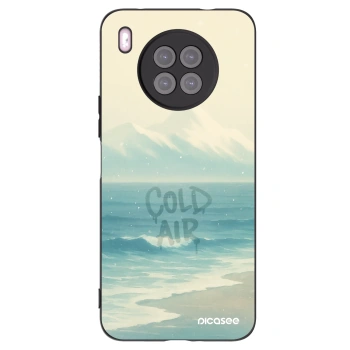 Picasee silikonski črni ovitek za Huawei Nova 8i - COLD AIR
