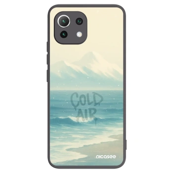 Picasee silikonski črni ovitek za Xiaomi 11 Lite 5G NE - COLD AIR