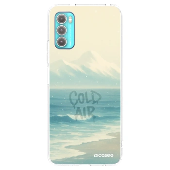 Picasee silikonski prozorni ovitek za Motorola Moto G60 - COLD AIR