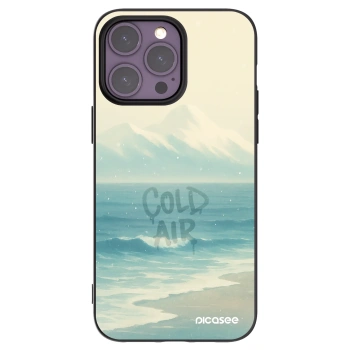 Picasee silikonski črni ovitek za Apple iPhone 14 Pro Max - COLD AIR