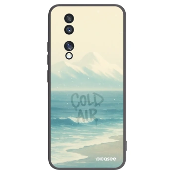 Picasee silikonski črni ovitek za Honor 70 - COLD AIR