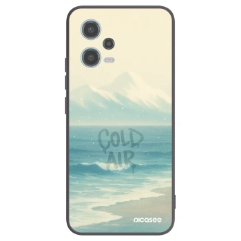 Picasee silikonski črni ovitek za Xiaomi Redmi Note 12 5G - COLD AIR