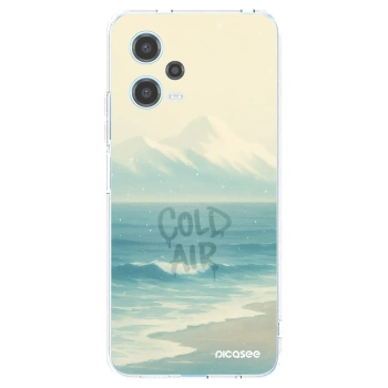 Picasee silikonski prozorni ovitek za Xiaomi Redmi Note 12 5G - COLD AIR