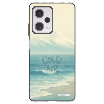 Picasee silikonski črni ovitek za Xiaomi Redmi Note 12 Pro+ 5G - COLD AIR